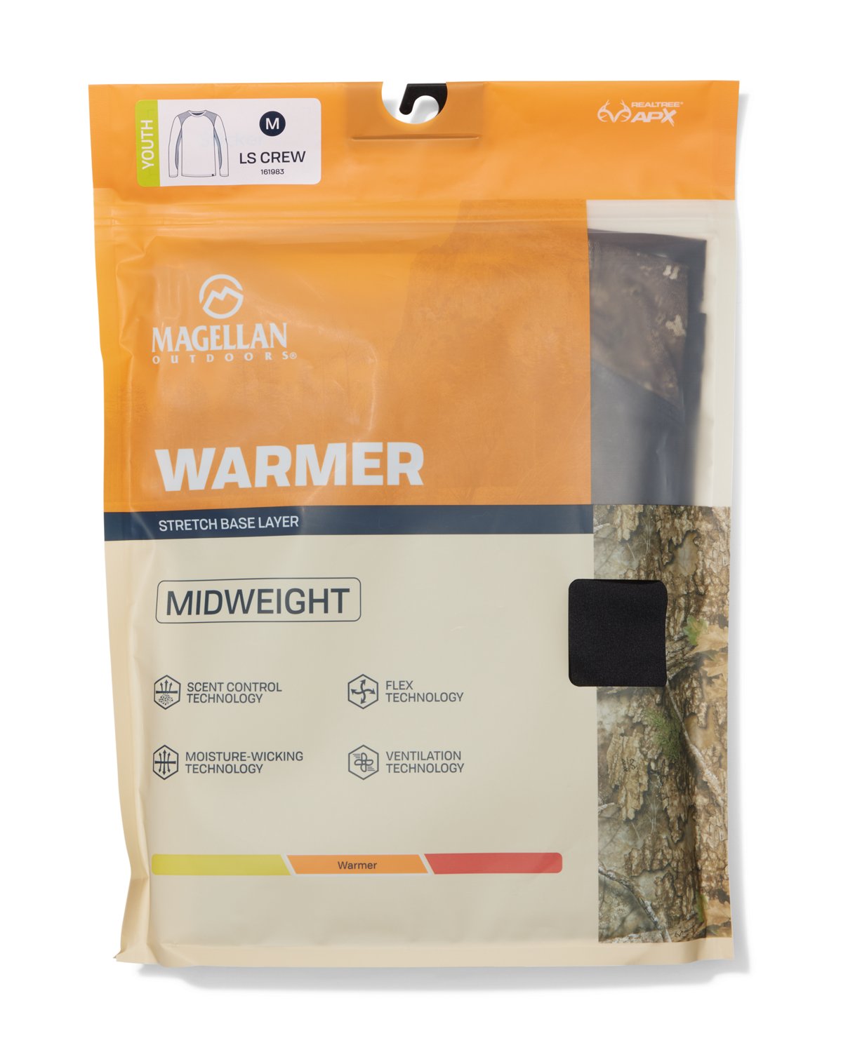 Magellan Outdoors Youth Blackout 2.0 Base Layer Long-Sleeve Top                                                                  - view number 3