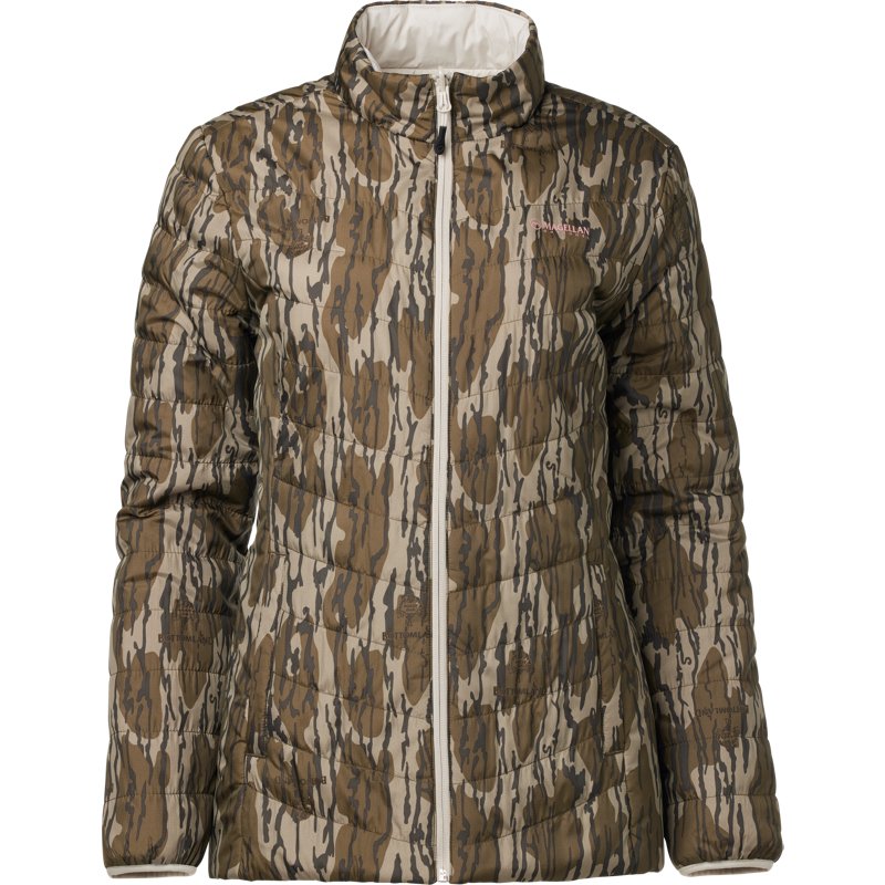 Magellan Outdoors Women's Reversible Puffer Jacket Light Grey, X-Large - Ladies Insulated Camo at Academy Sports