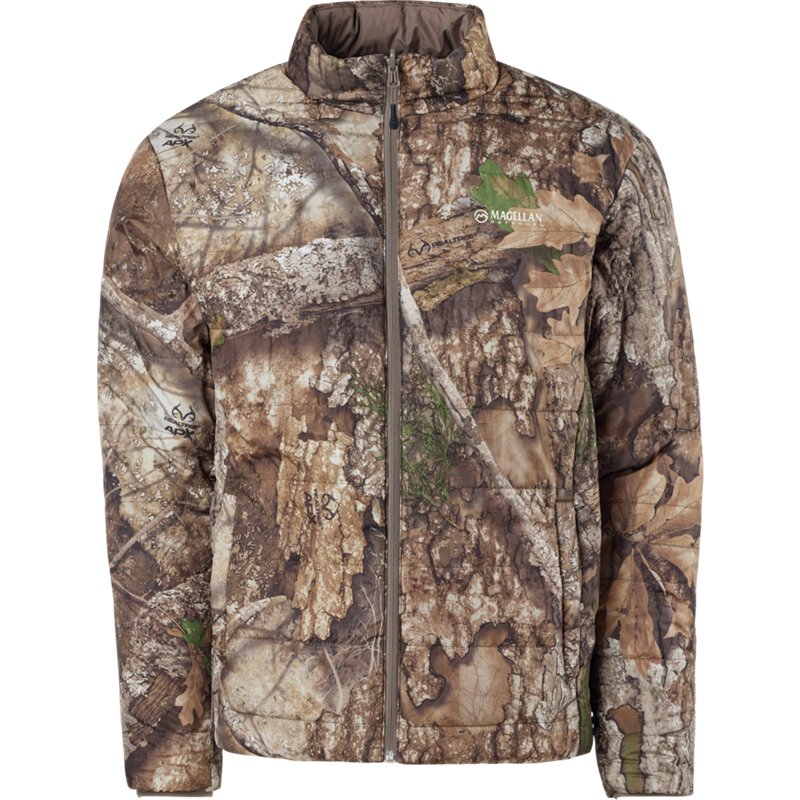 Magellan Outdoors Men's Reversible Puffer Jacket Brown/Brown, Medium - Adult Insulated Camo at Academy Sports