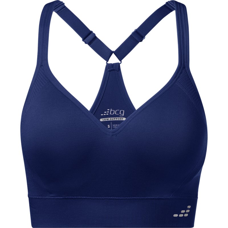 BCG Women's Low Support Molded Cup Sports Bra Blue, X-Small - Women's Workout Bras at Academy Sports