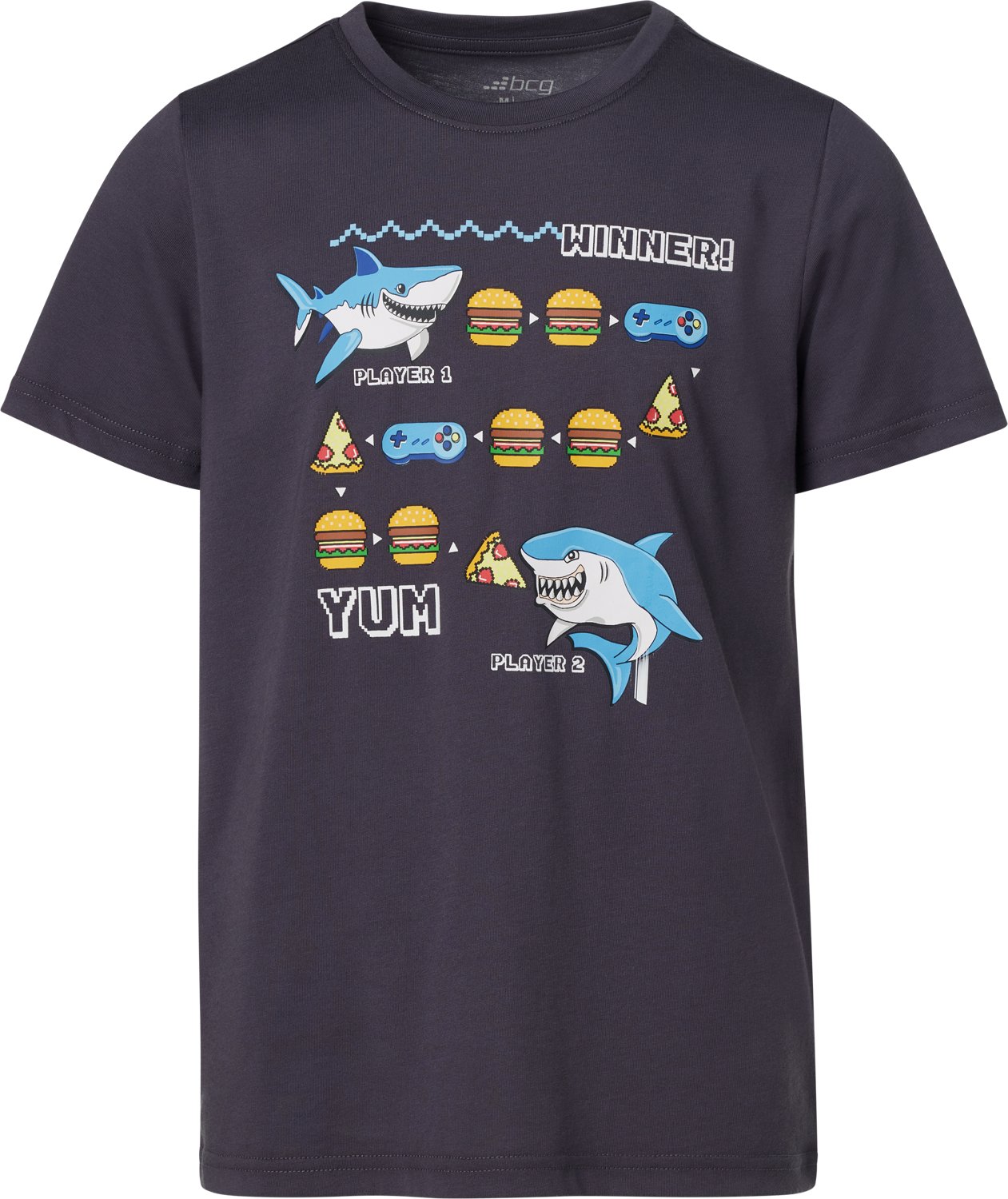 BCG Boys' Sharcman Cotton T-shirt                                                                                                - view number 1