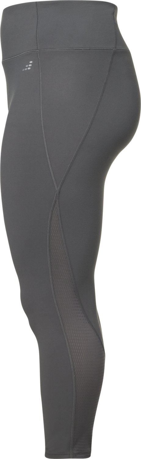 BCG Women's Hi Mesh Splice Plus Size 7/8 Leggings                                                                                - view number 3