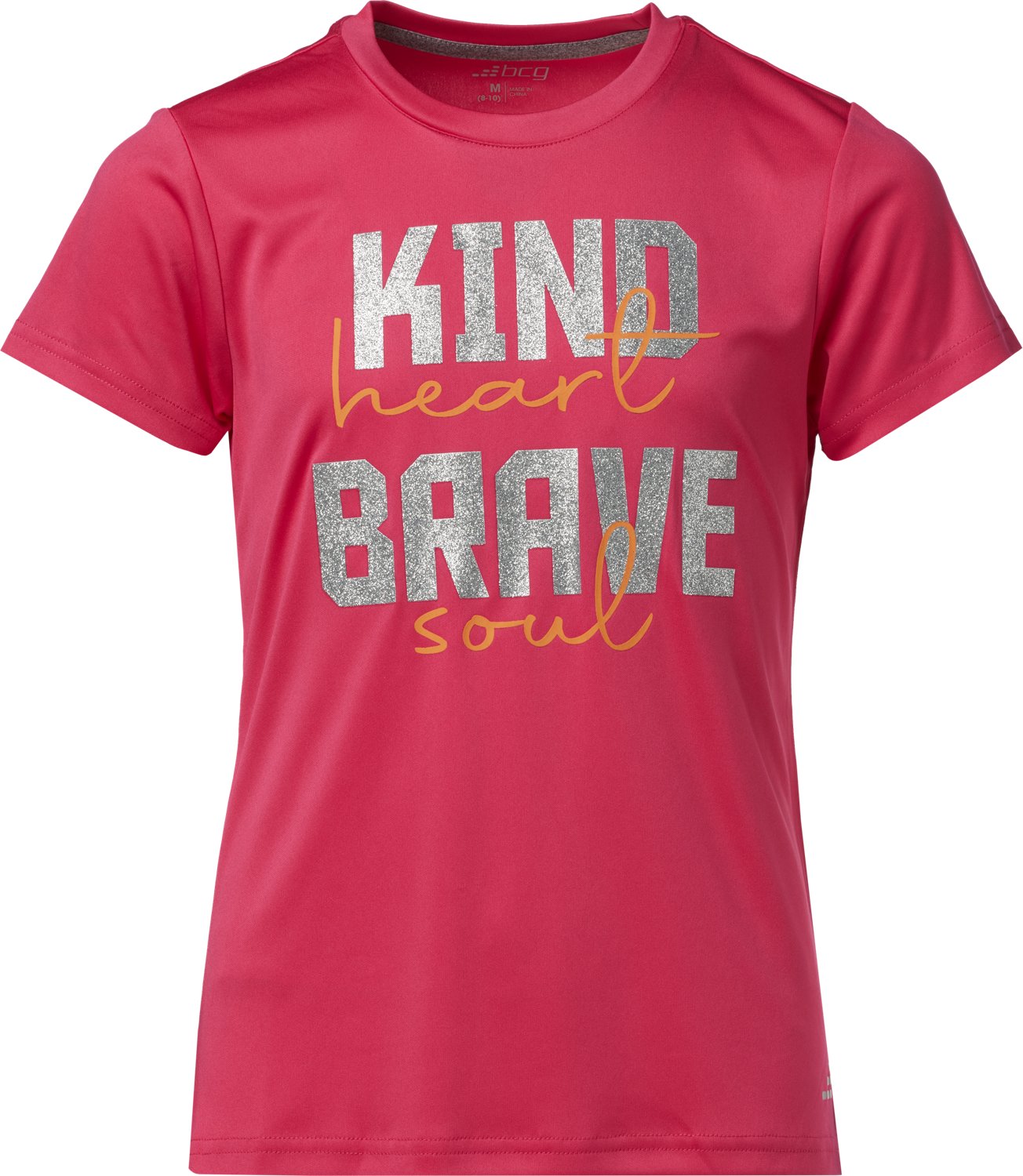 BCG Girls' Turbo Kind Brave Graphic T-shirt