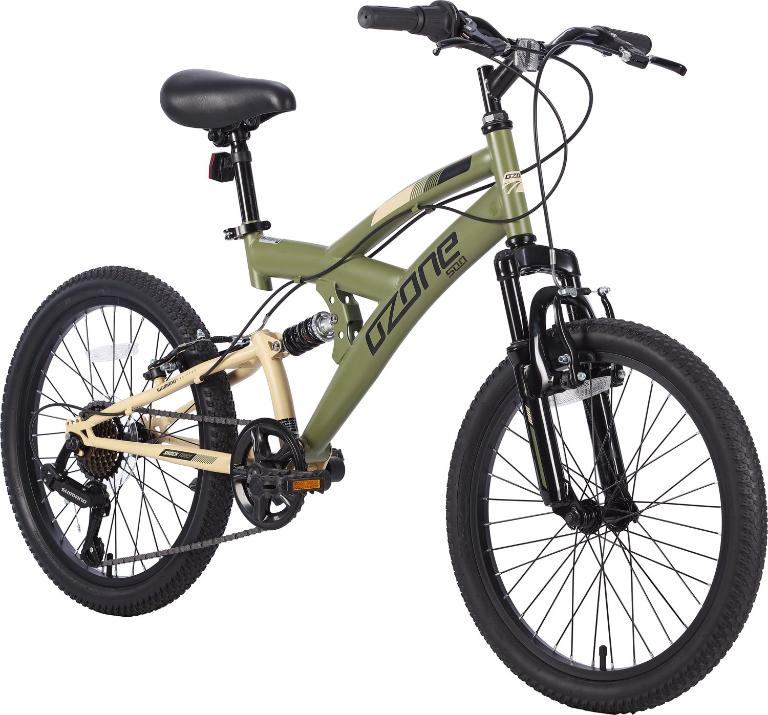 Ozone 500 Kids Shock Force 20 in 7 Speed Mountain Bike Academy