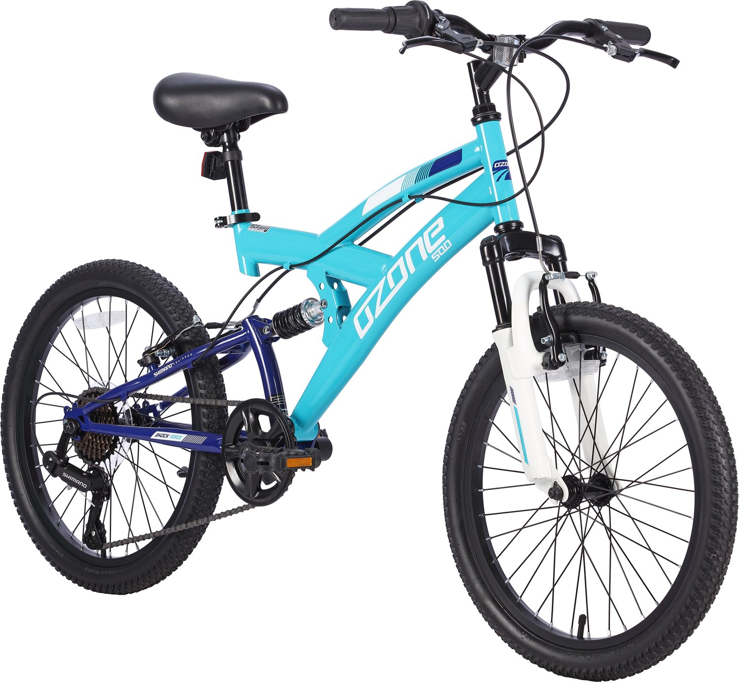 Ozone 500 Kids Shock Force 20 in 7 Speed Mountain Bike Academy