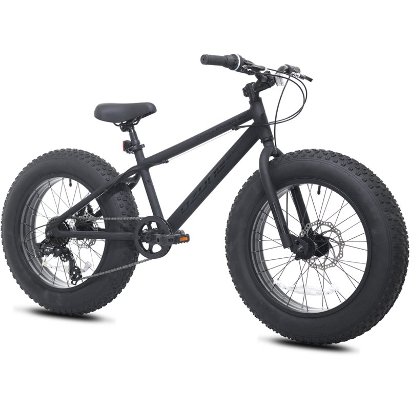 Ozone 500 Boys' Challenger Fat Tire 20" 7-Speed Bike Black - Boys Bikes at Academy Sports