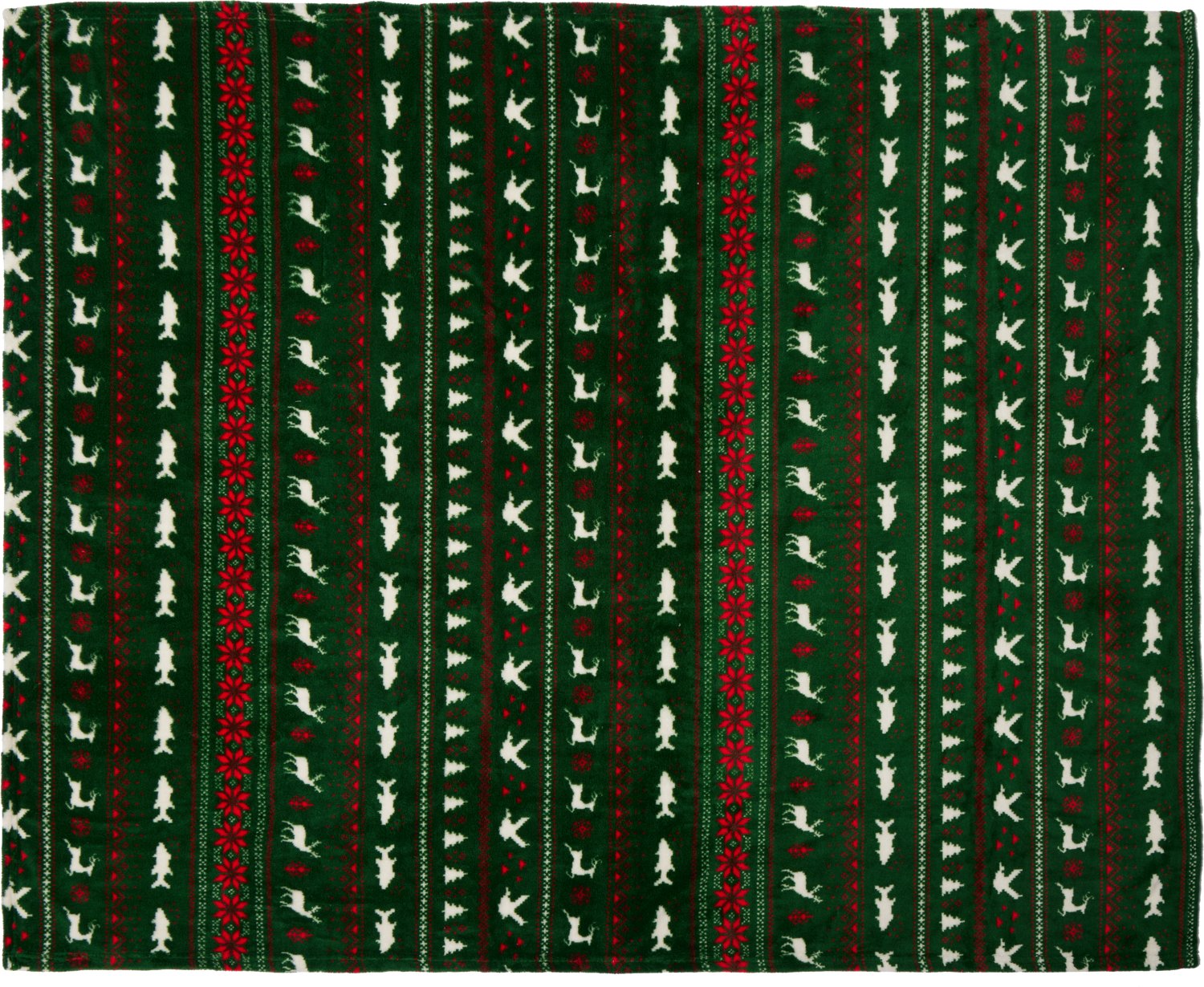 Magellan Outdoors Holiday Market 50x60 Fair Isle Fleece Throw Blanket                                                            - view number 2