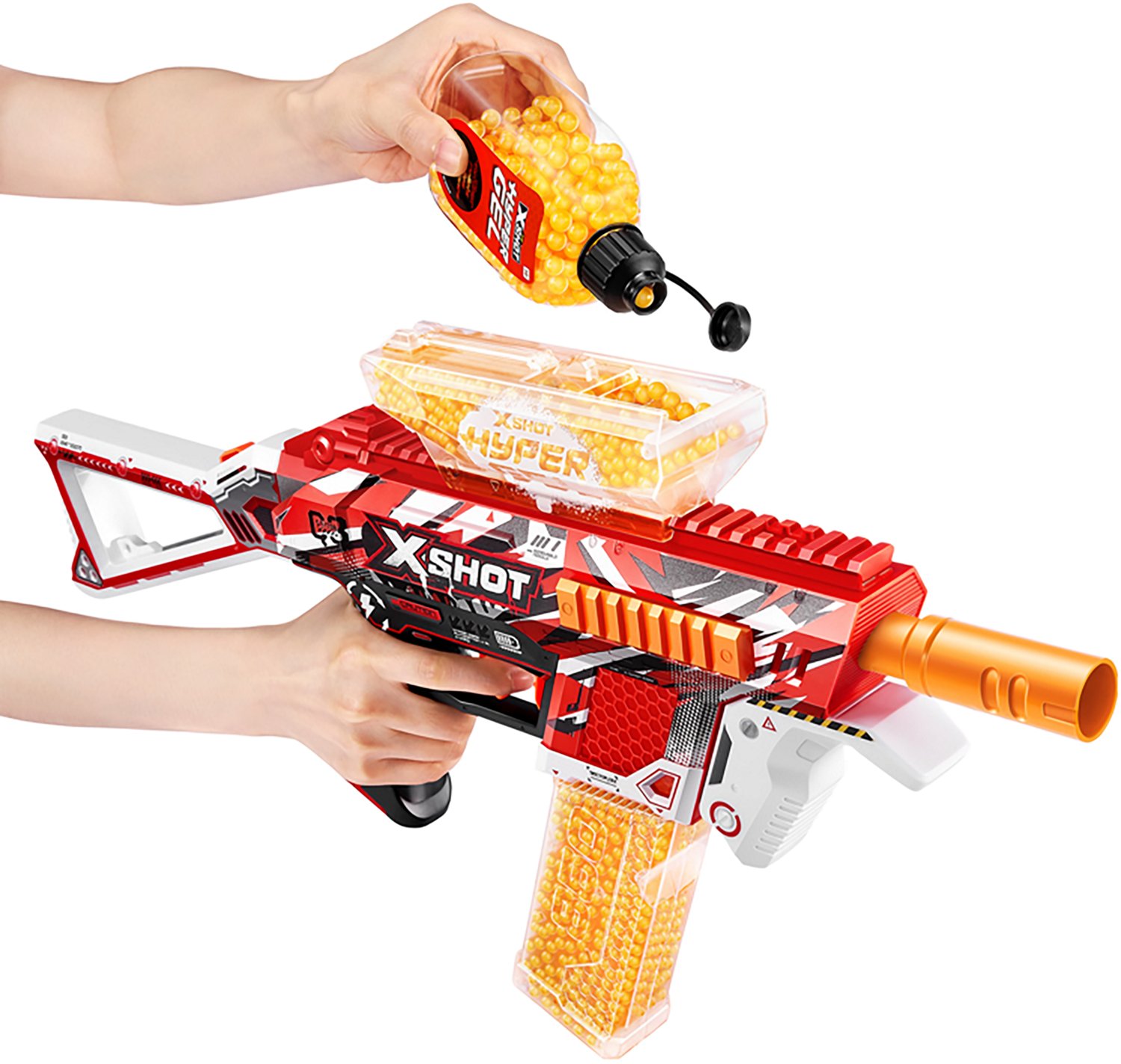ZURU X-Shot Hyper Gel Trace Fire Blaster 10k Hyper Gel Pellets                                                                   - view number 3