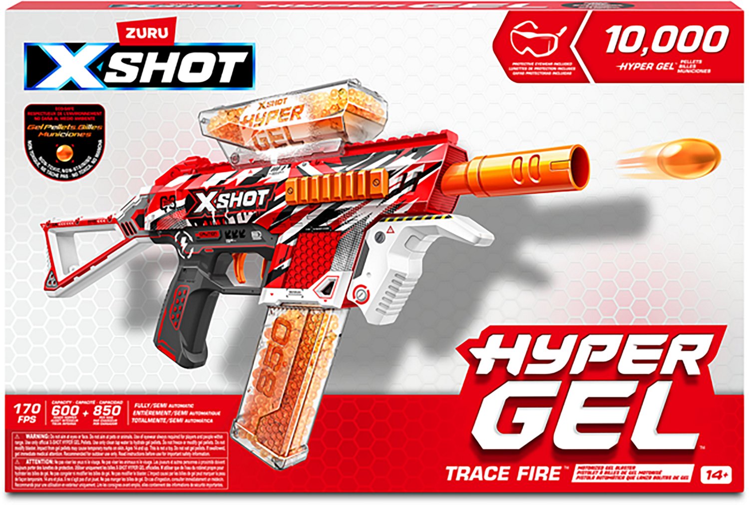 ZURU X-Shot Hyper Gel Trace Fire Blaster 10k Hyper Gel Pellets                                                                   - view number 4
