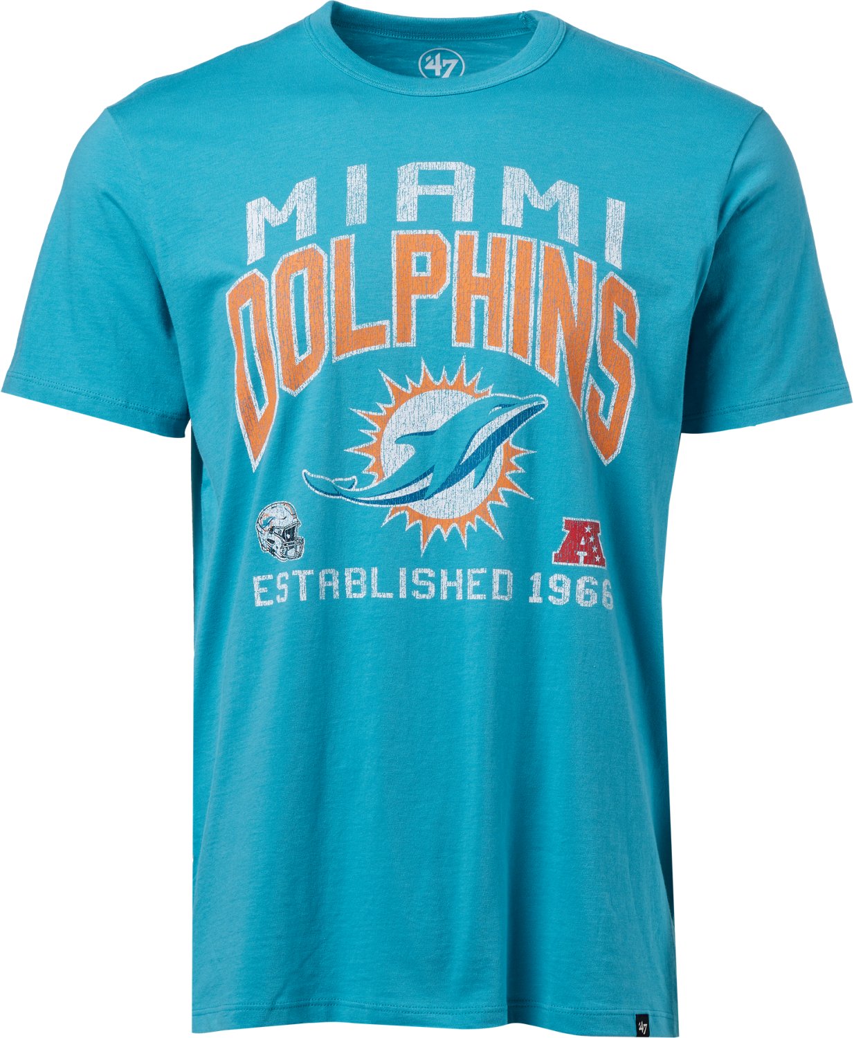 47 Men's Miami Dolphins Turned Up Franklin T-shirt                                                                               - view number 1