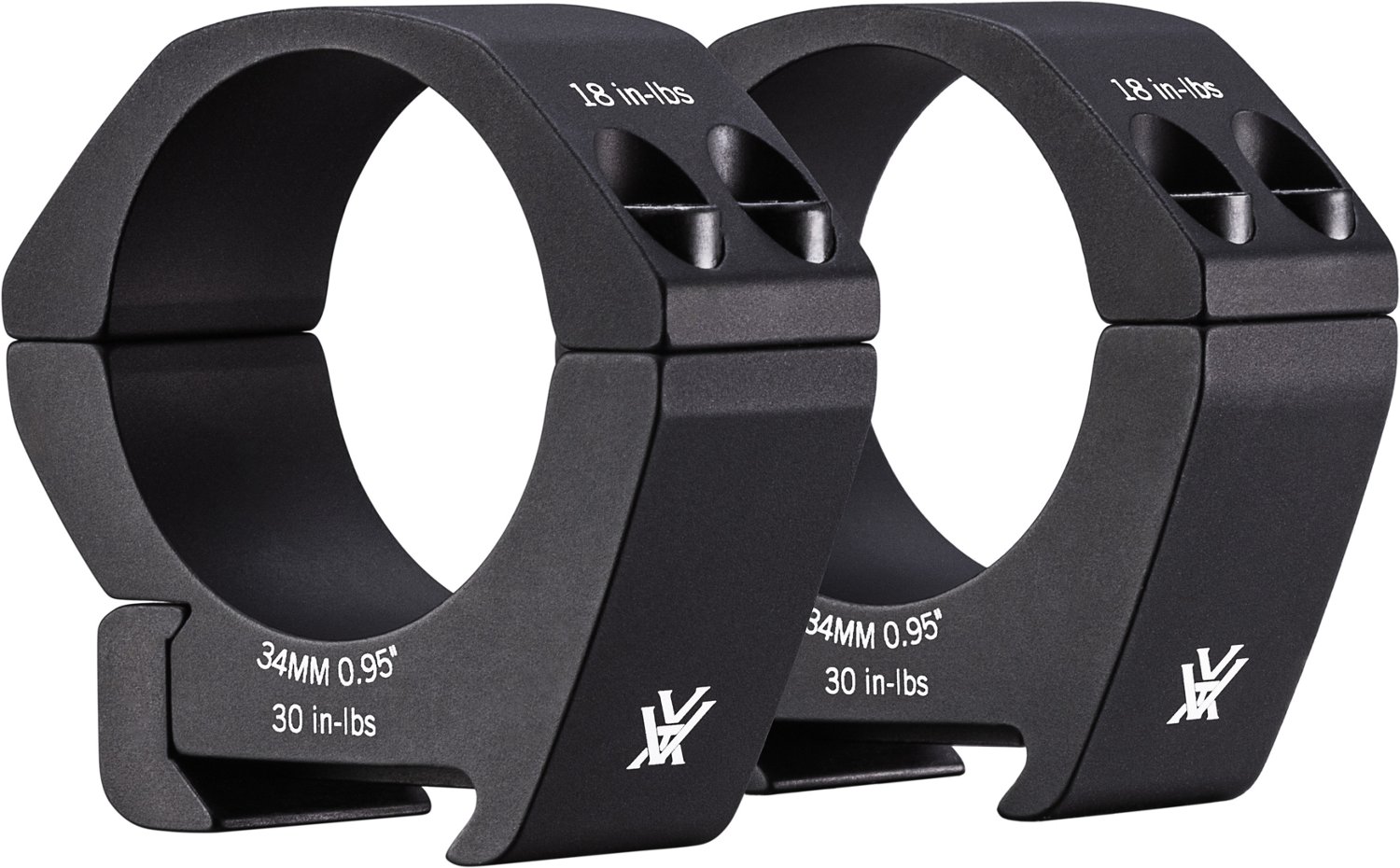 Vortex Pro 34mm Low Riflescope Rings 2-Pack