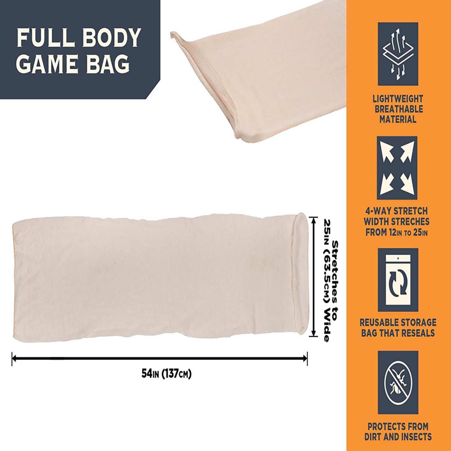 Allen Company Colorado Full Body Large Carcass Game Bag - view number 8