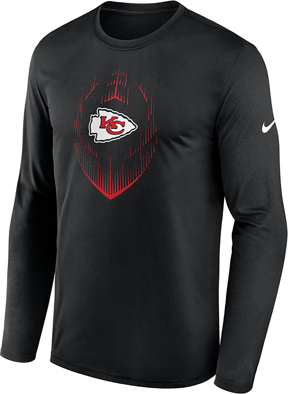 Nike Men's Chiefs Legend Icon Long Sleeve Tee - view number 2