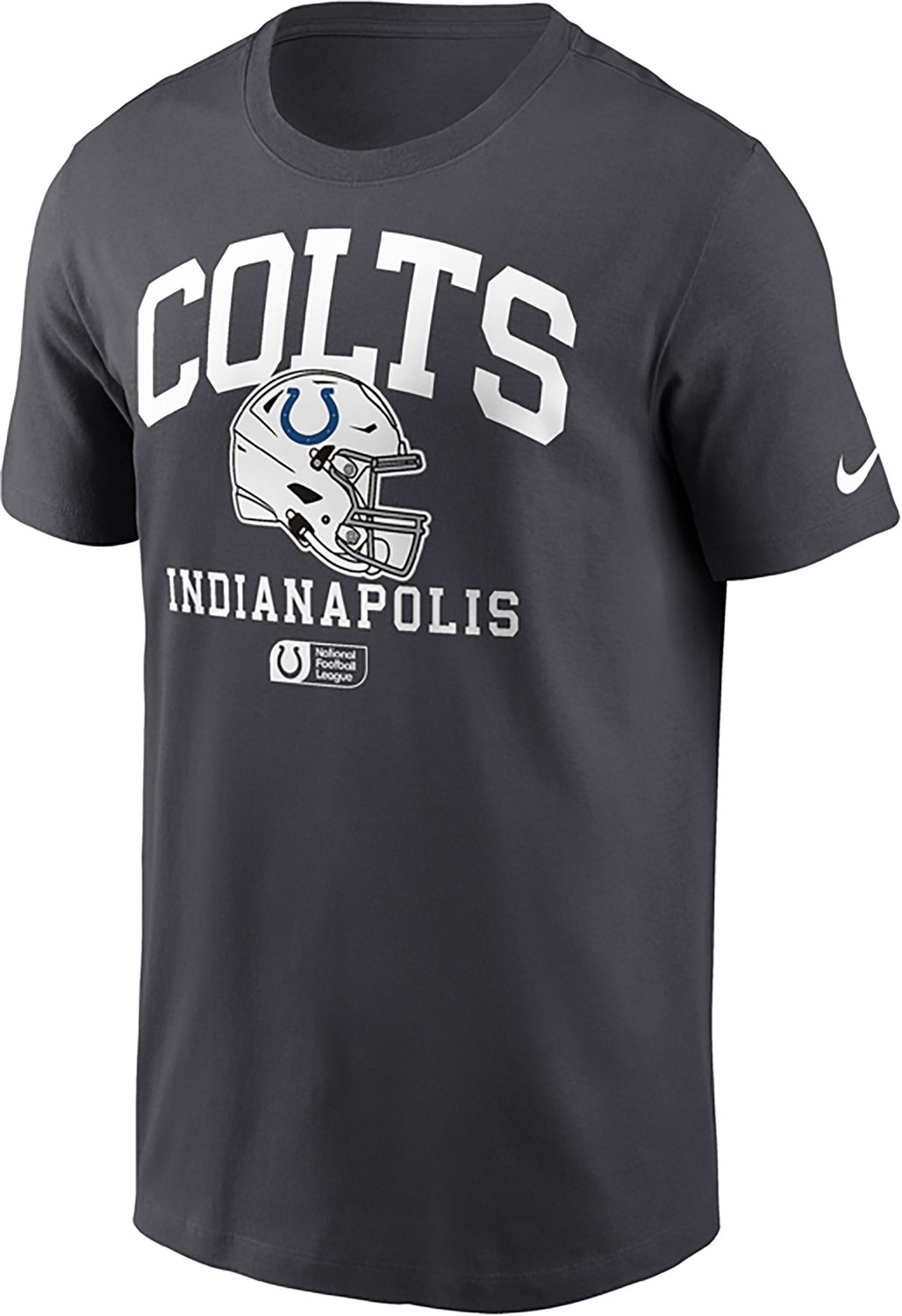 Nike Men's Colts Helmet Essential Short Sleeve Tee - view number 2
