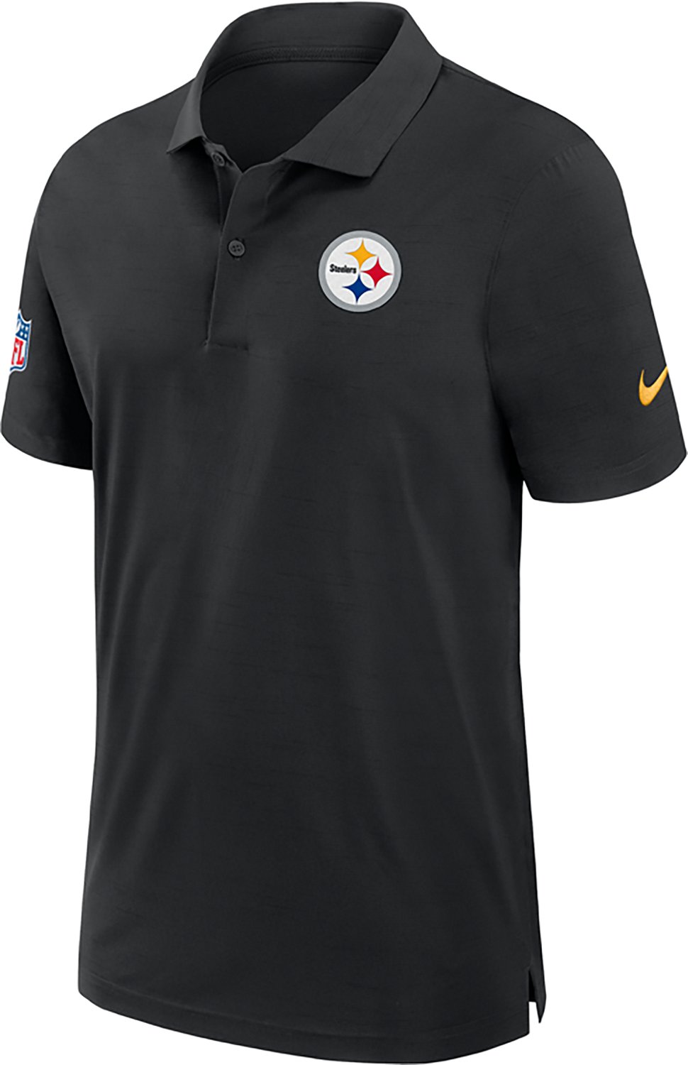 Nike Men's Steelers Dryfit Short Sleeve Polo - view number 2