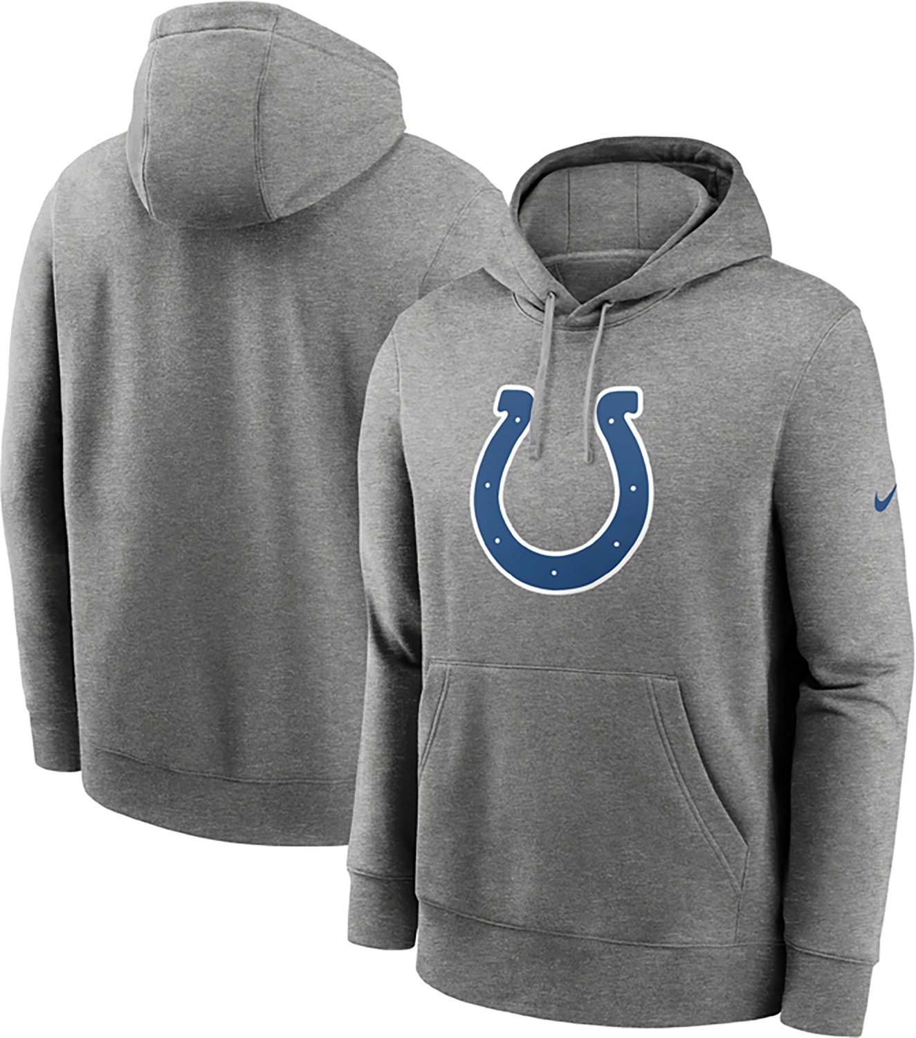 Nike Men's Colts Club Logo Long Sleeve Hoodie