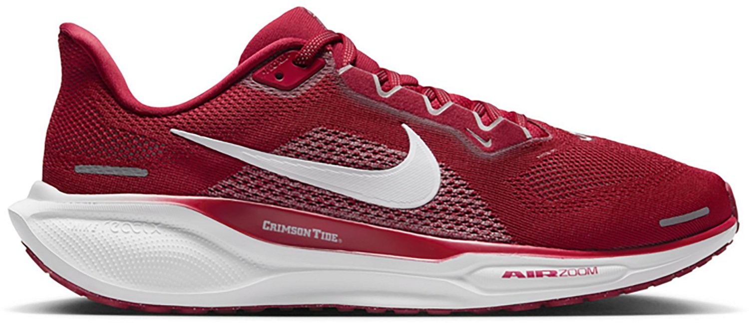 Nike Adults Alabama Zoom Pegasus 41 Running Shoes Academy