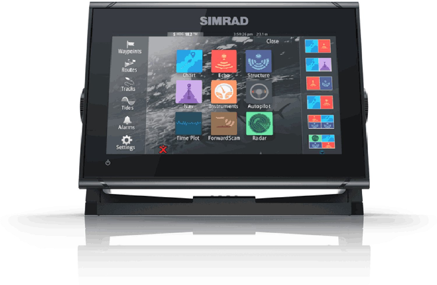 Simrad GO9 XSE GPS with 83/200 Transducer, Halo20 Radar and C-Map Discover Chart                                                 - view number 3