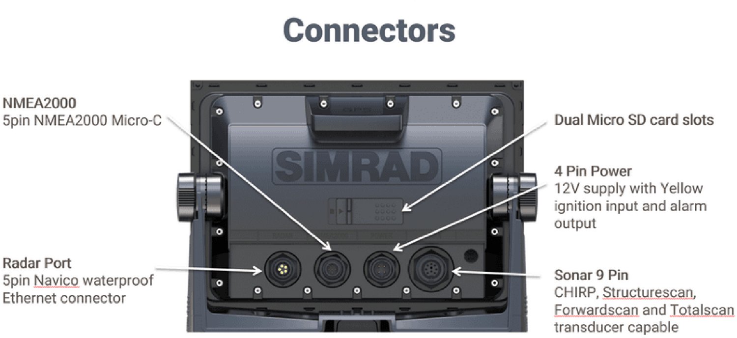 Simrad GO9 XSE GPS with 83/200 Transducer, Halo20 Radar and C-Map Discover Chart                                                 - view number 5