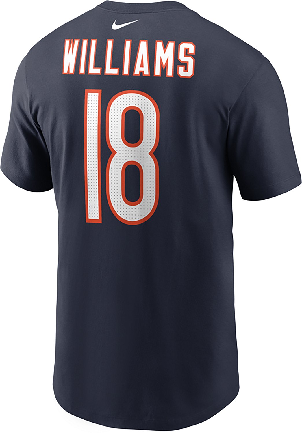 Nike Men's Bears Caleb Williams #18 Name and Number Short Sleeve Tee - view number 3