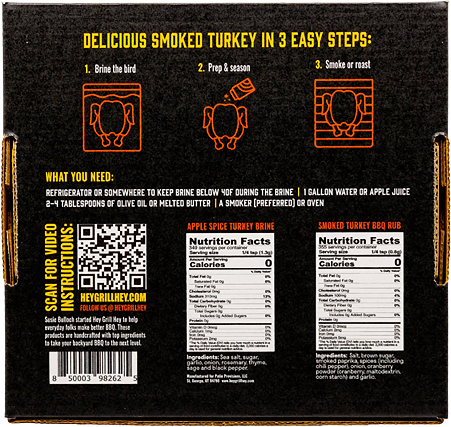Hey Grill Hey Smoked Turkey Brine & Seasoning Kit                                                                                - view number 3