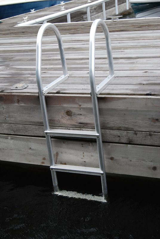 Dock Edge+ Fixed Eco Aluminum 3-Step Ladder                                                                                      - view number 2