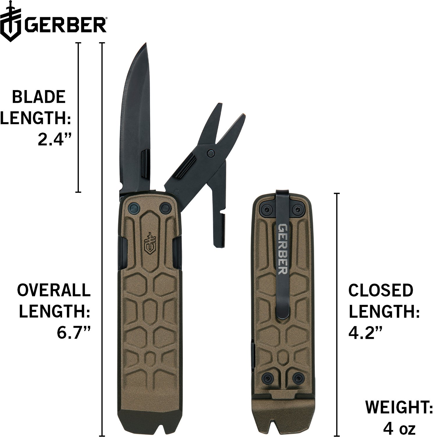 Gerber Lockdown Slim Pry Bronze Multi-Tool - view number 6