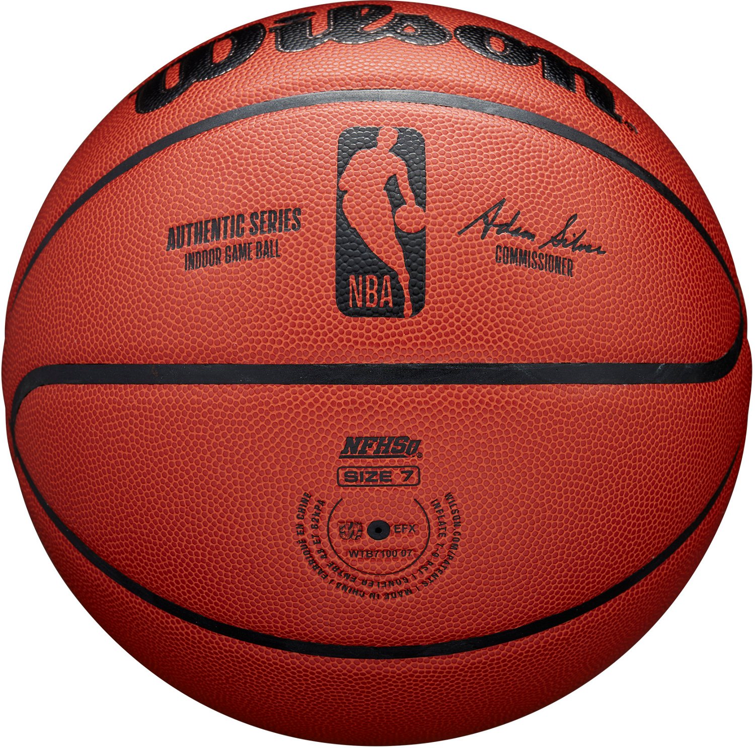 Wilson NBA Authentic Indoor Basketball                                                                                           - view number 2