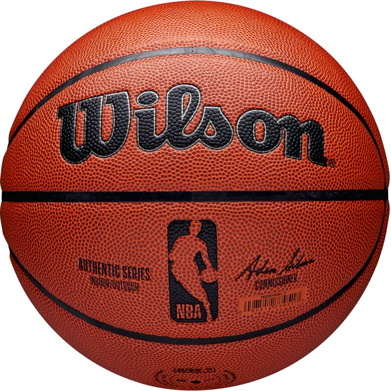 Wilson NBA Authentic All Court Basketball Brown, 28.5" - Basketball Accs at Academy Sports