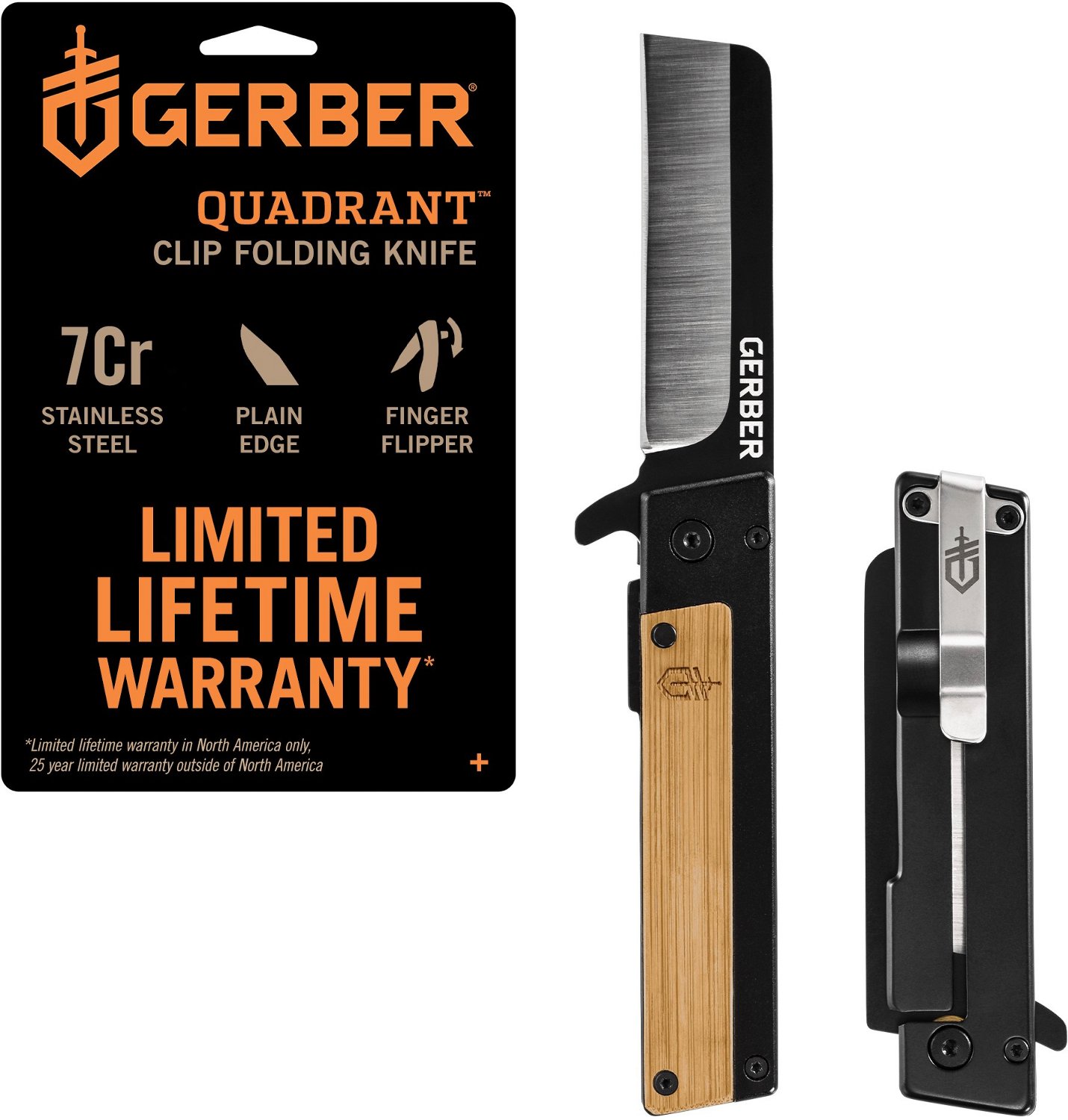 Gerber Quadrant Bamboo Folding Knife                                                                                             - view number 3