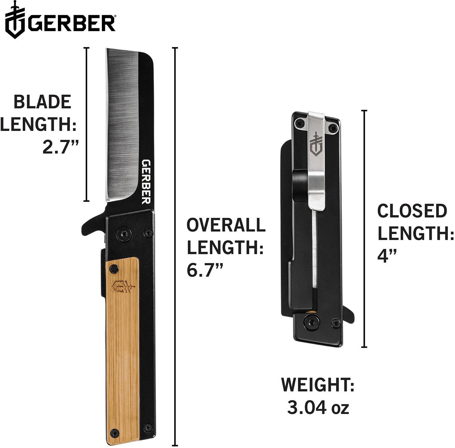 Gerber Quadrant Bamboo Folding Knife                                                                                             - view number 6