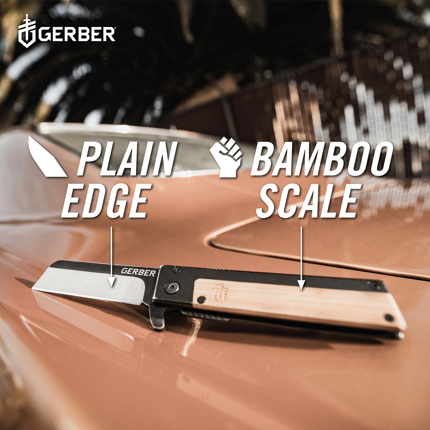 Gerber Quadrant Bamboo Folding Knife                                                                                             - view number 8