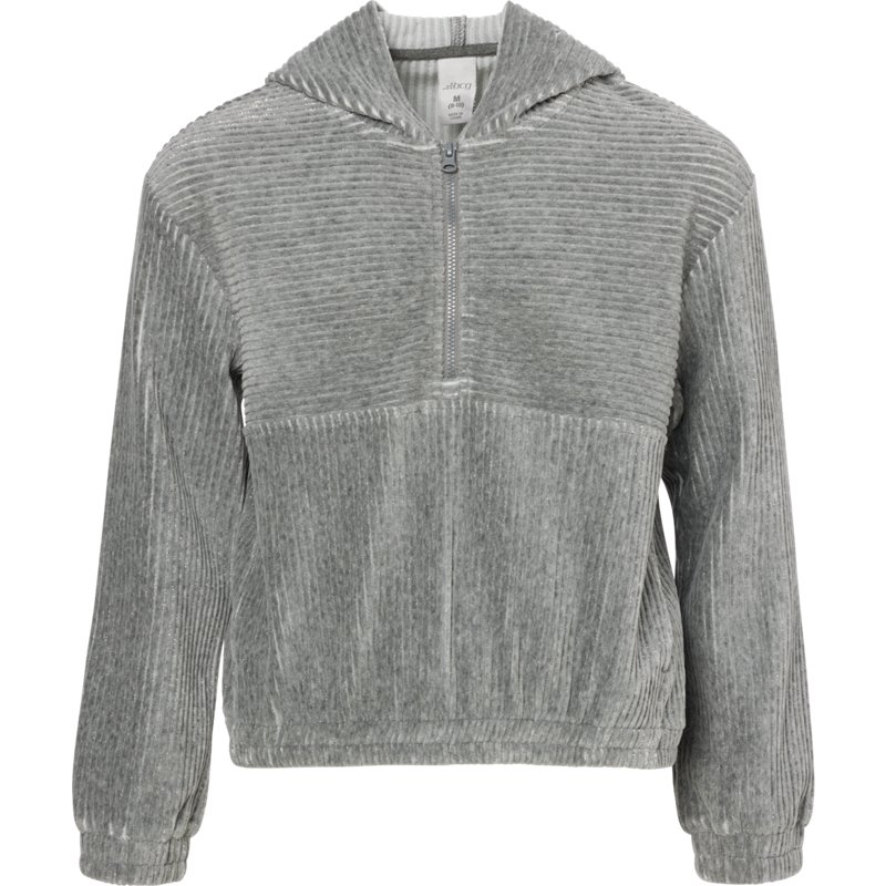 BCG Girls' Lifestyle Velour Long Sleeve 1/4 Hoodie Gray Light, X-Large - Girl's Fleece at Academy Sports