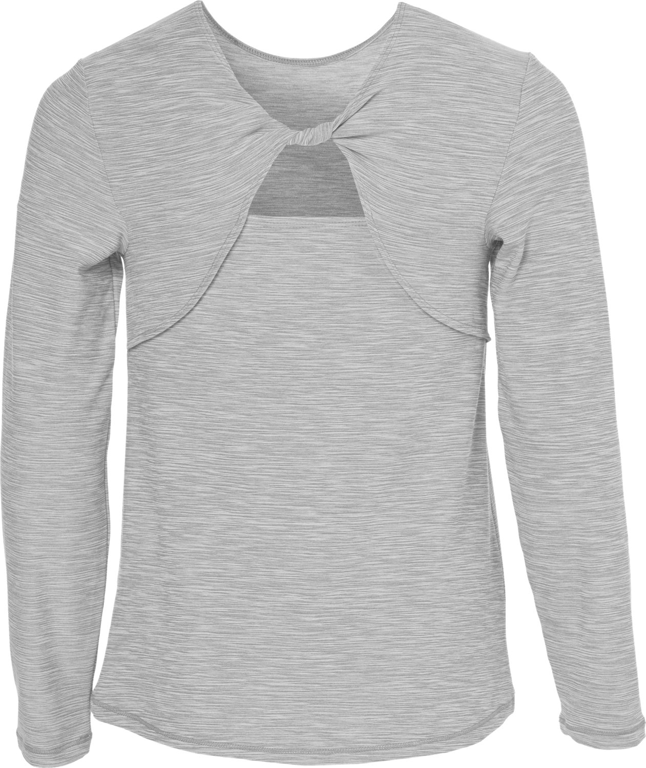 BCG Girls' Training Long Sleeve Twist Keyhole Top                                                                                - view number 2