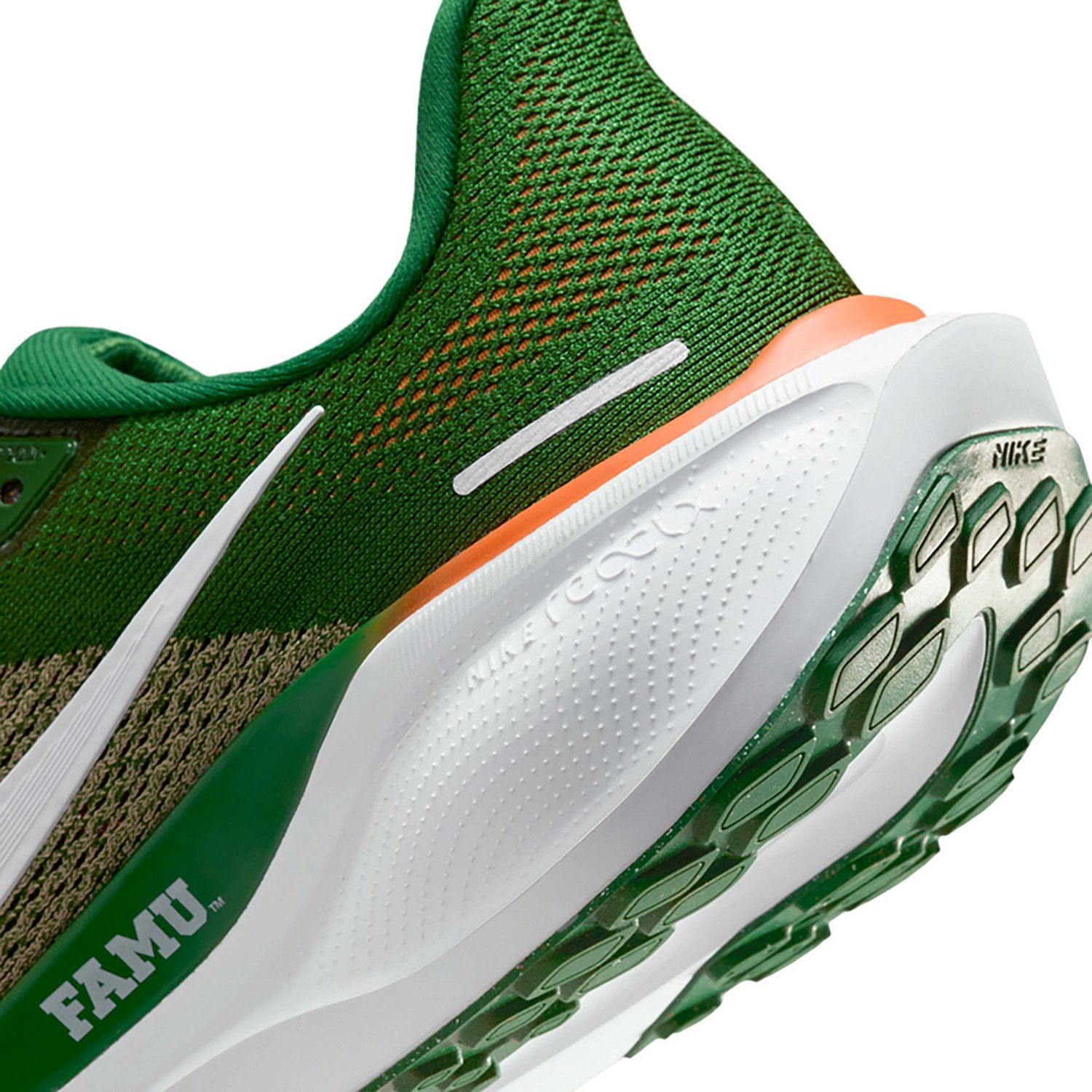 Nike Adult's Florida A&M Rattlers Zoom Pegasus 41 Running Shoes                                                                  - view number 8