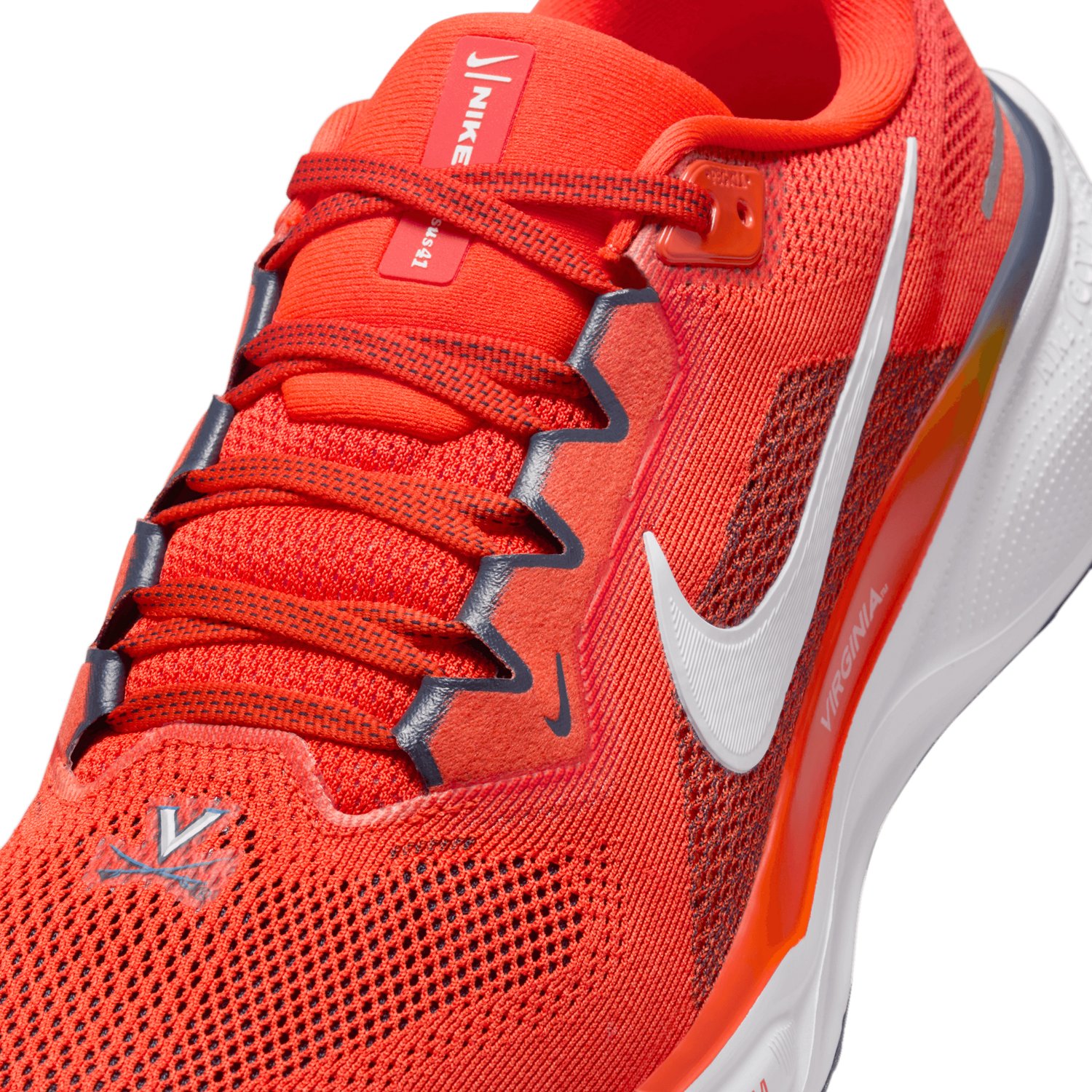 Nike Adult's Virginia Cavaliers Zoom Pegasus 41 Running Shoes                                                                    - view number 7