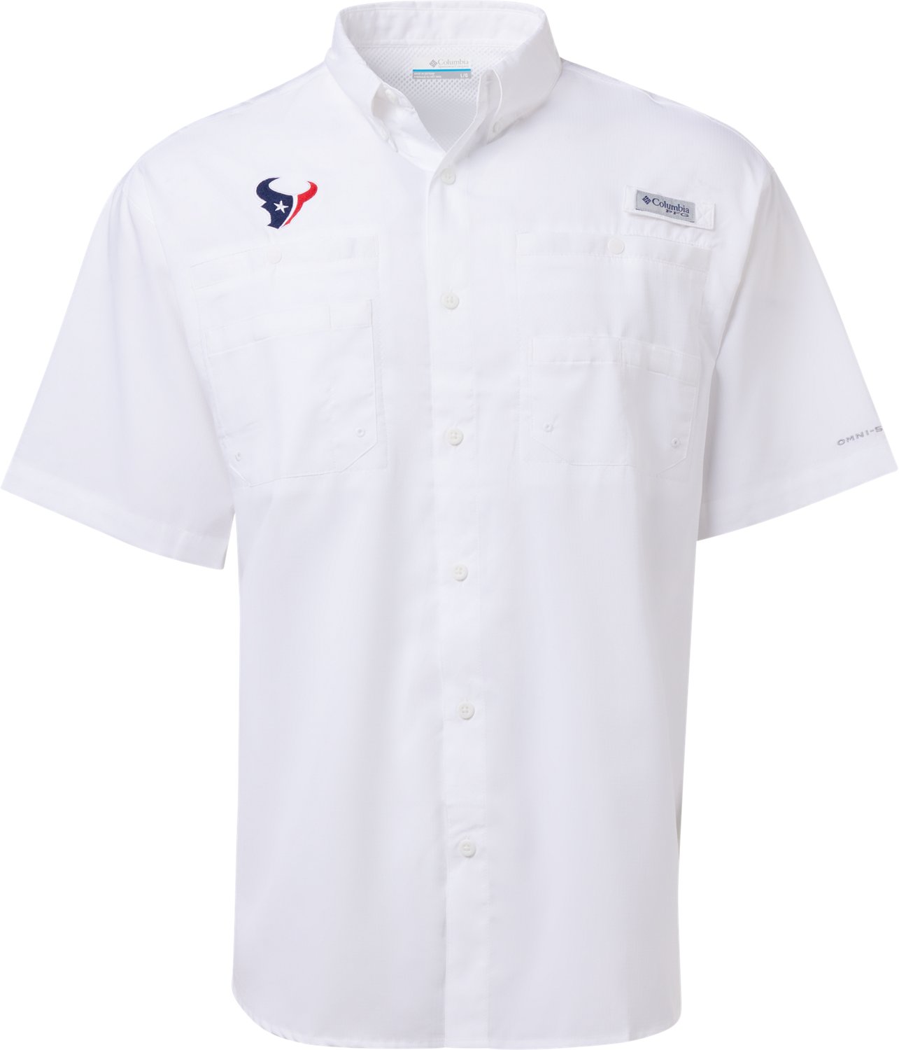 Columbia Sportswear Men s Houston Texans Tamiami Button Down Shirt