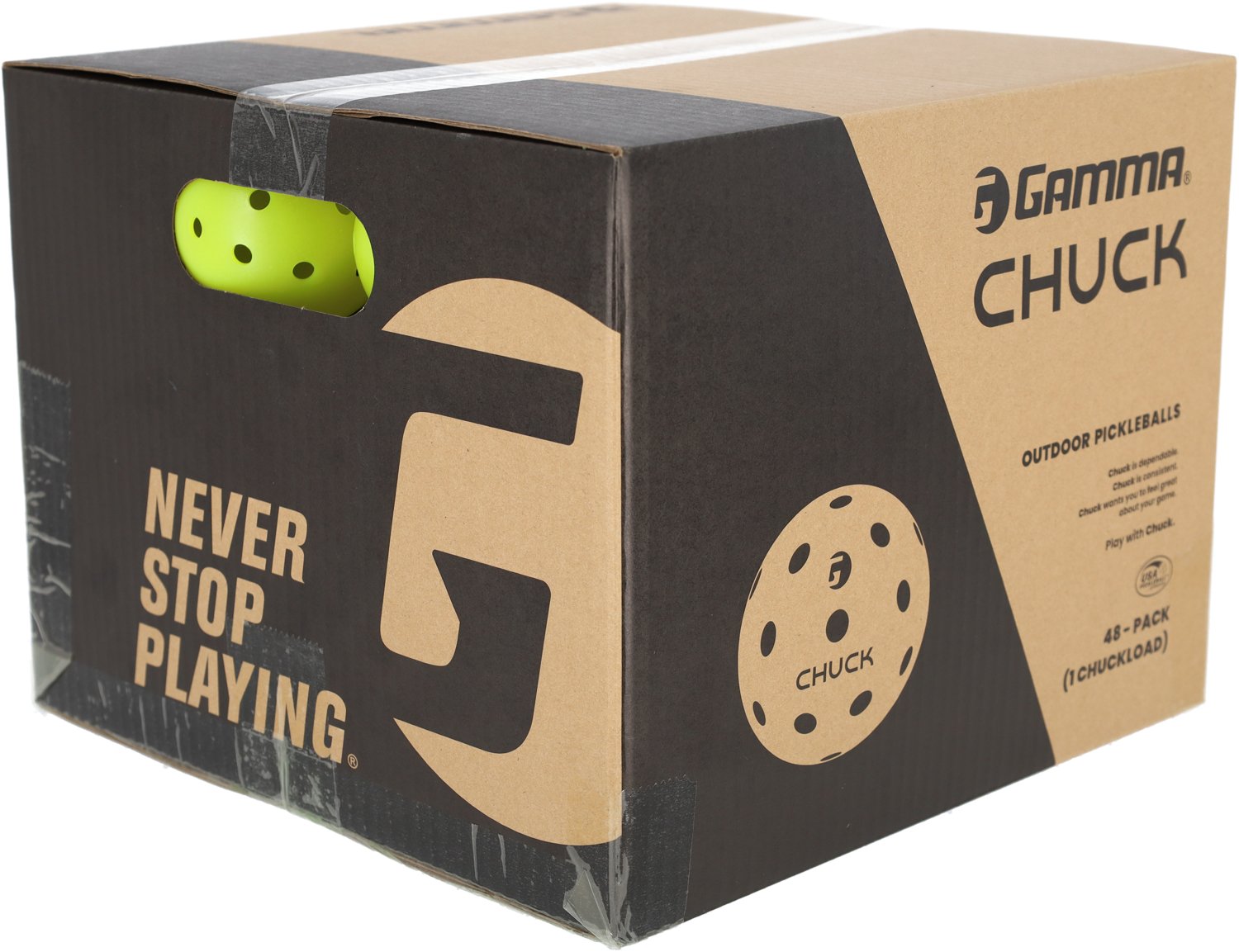 Gamma Chuck Tournament Pickleballs 48-Pack - view number 2