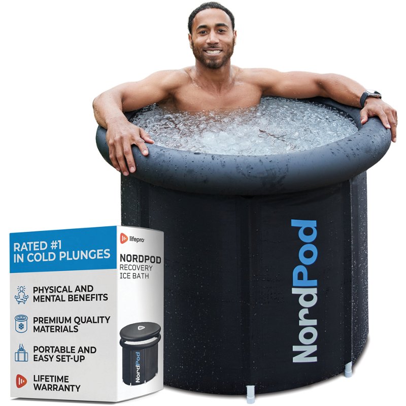 Lifepro NordPod Portable Recovery Ice Bath Black - Exercise Accessories at Academy Sports