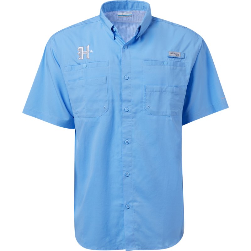 Columbia Sportswear Men's Houston Texans Tamiami Button Down Fishing Shirt, Small - NFL Ss/Ls/Sl/Mck Tees at Academy Sports