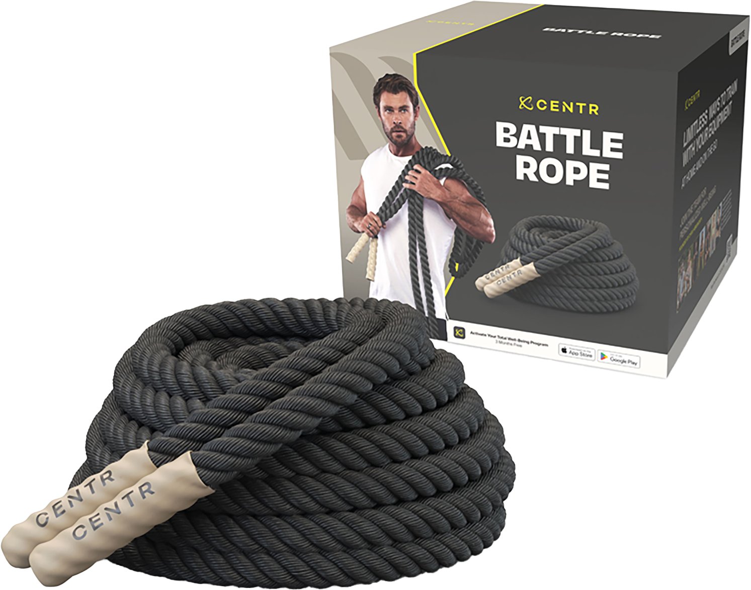 CENTR Battle Rope Free Shipping at Academy