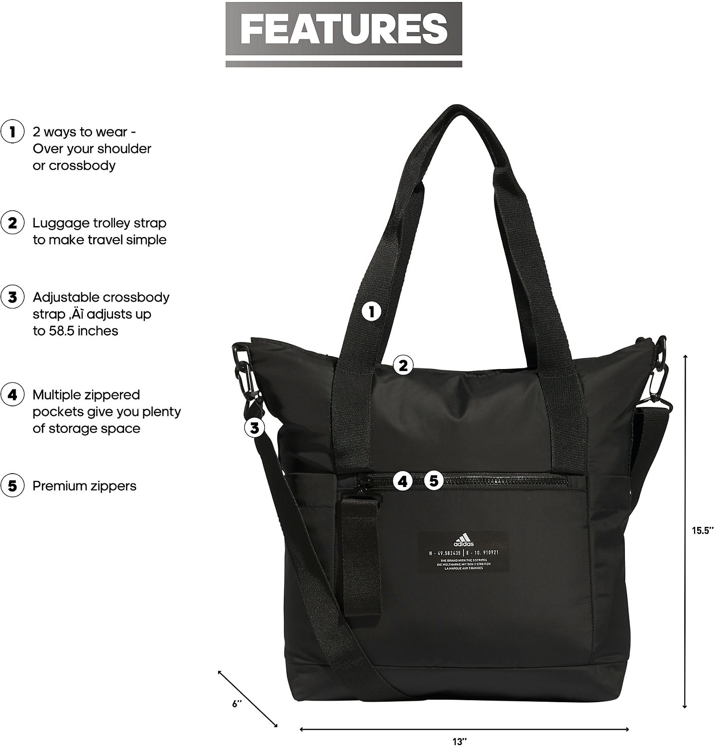 adidas All Me 2 Tote Bag - view number 5