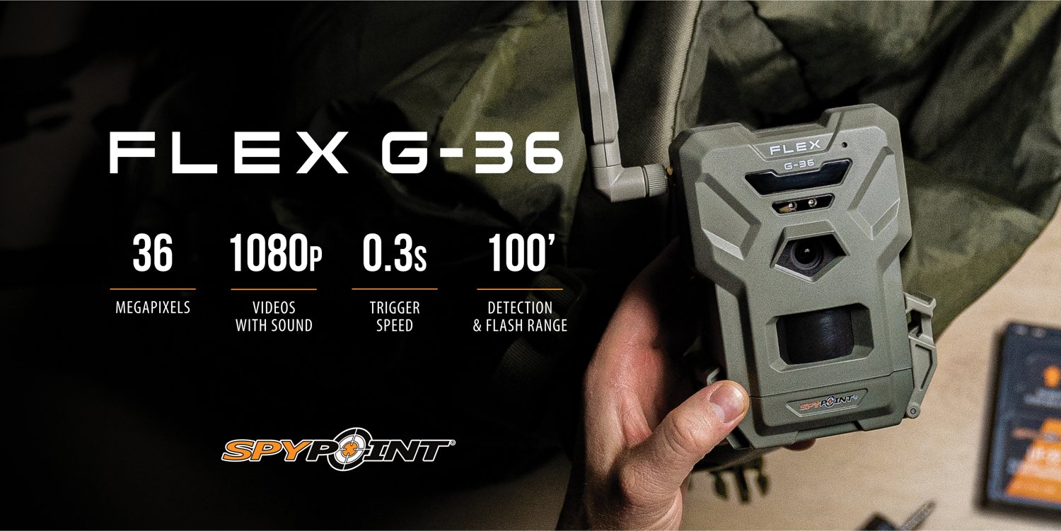SpyPoint Flex G-36 Cellular Trail Camera Twin Pack with MicroSD