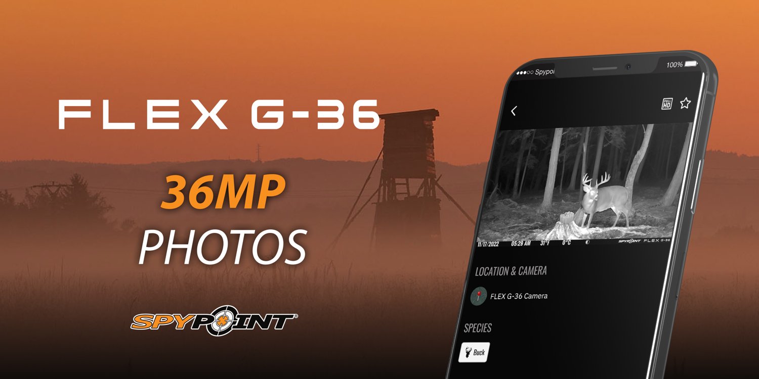 SpyPoint Flex G-36 Cellular Trail Camera Twin Pack with MicroSD