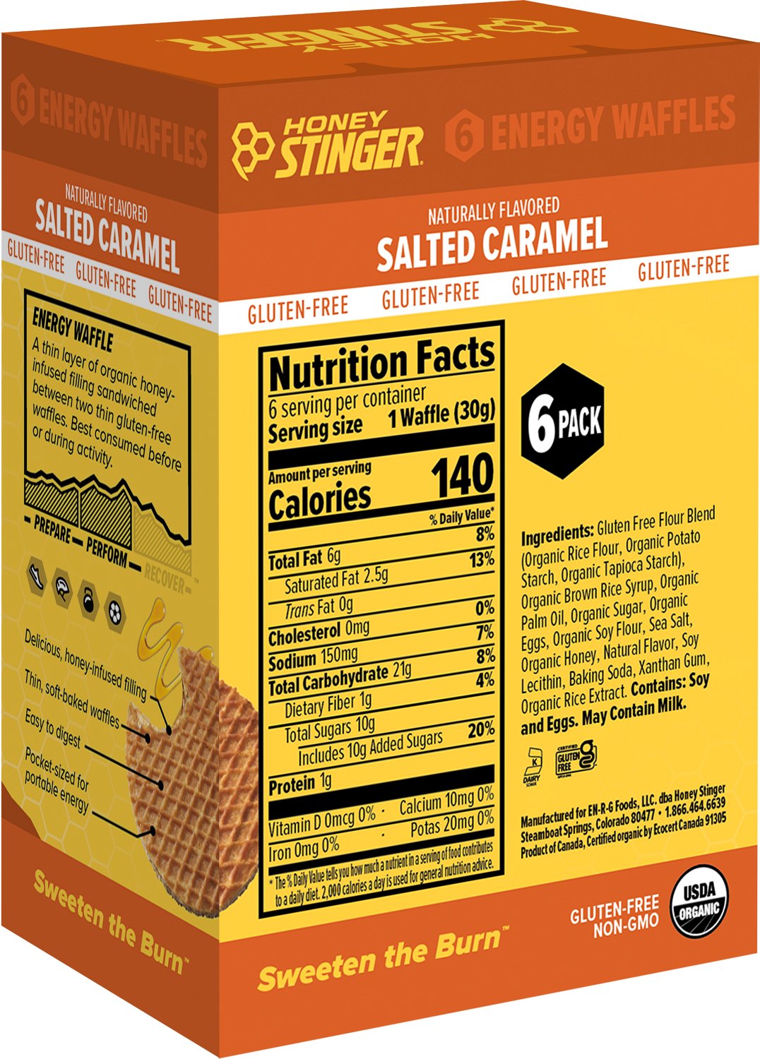 Honey Stinger Gluten Free Waffles 6-Pack                                                                                         - view number 2