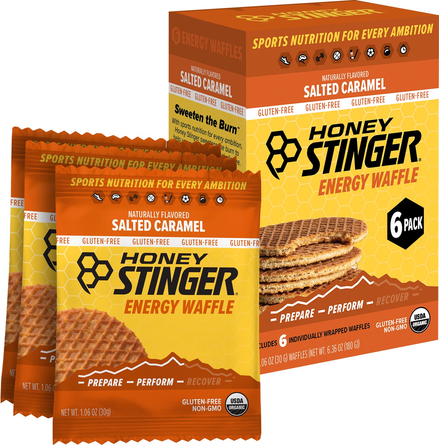 Honey Stinger Gluten Free Waffles 6-Pack                                                                                         - view number 3