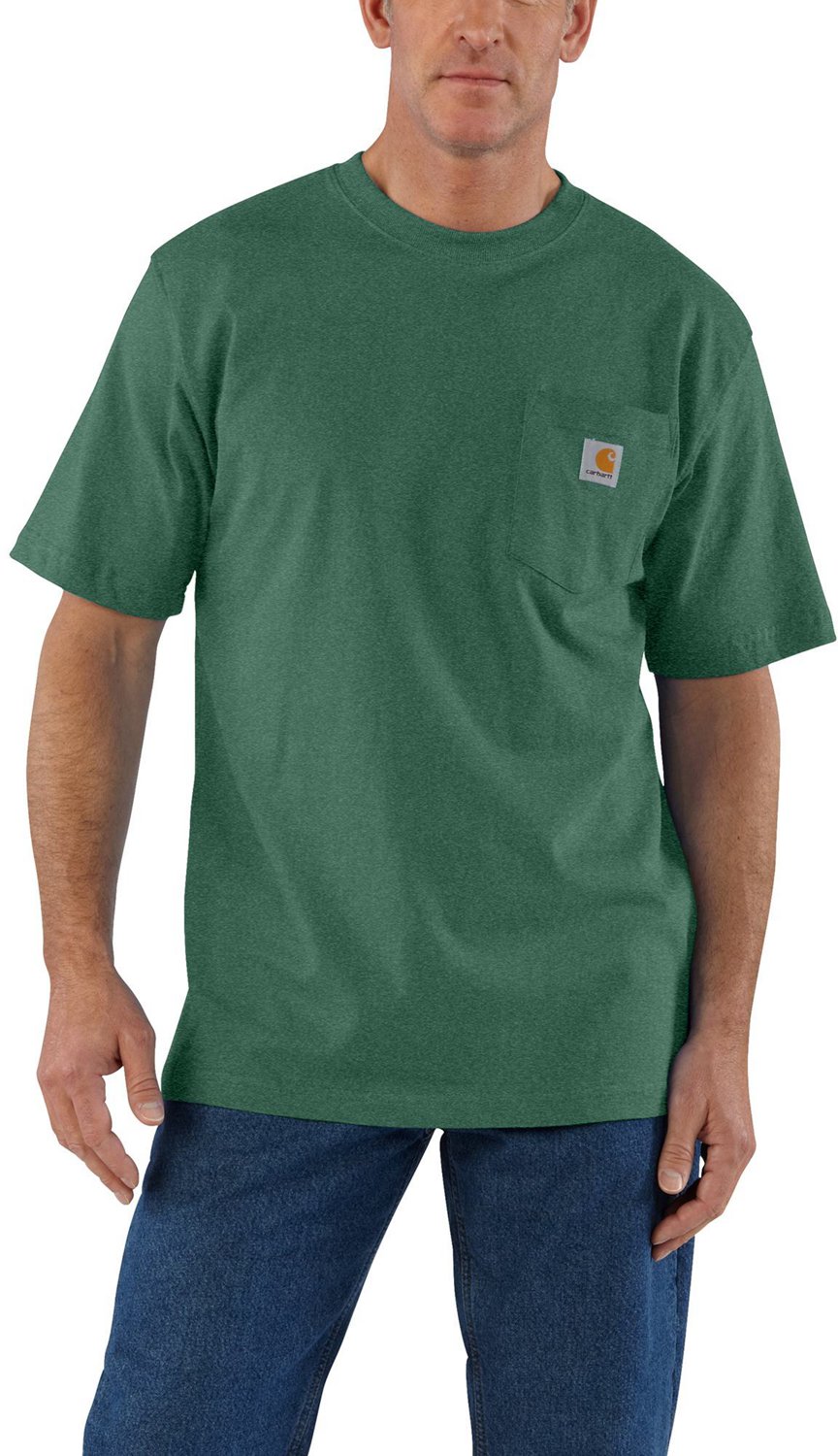 Carhartt Men's K87 Short Sleeve Workwear Pocket T-shirt                                                                          - view number 1