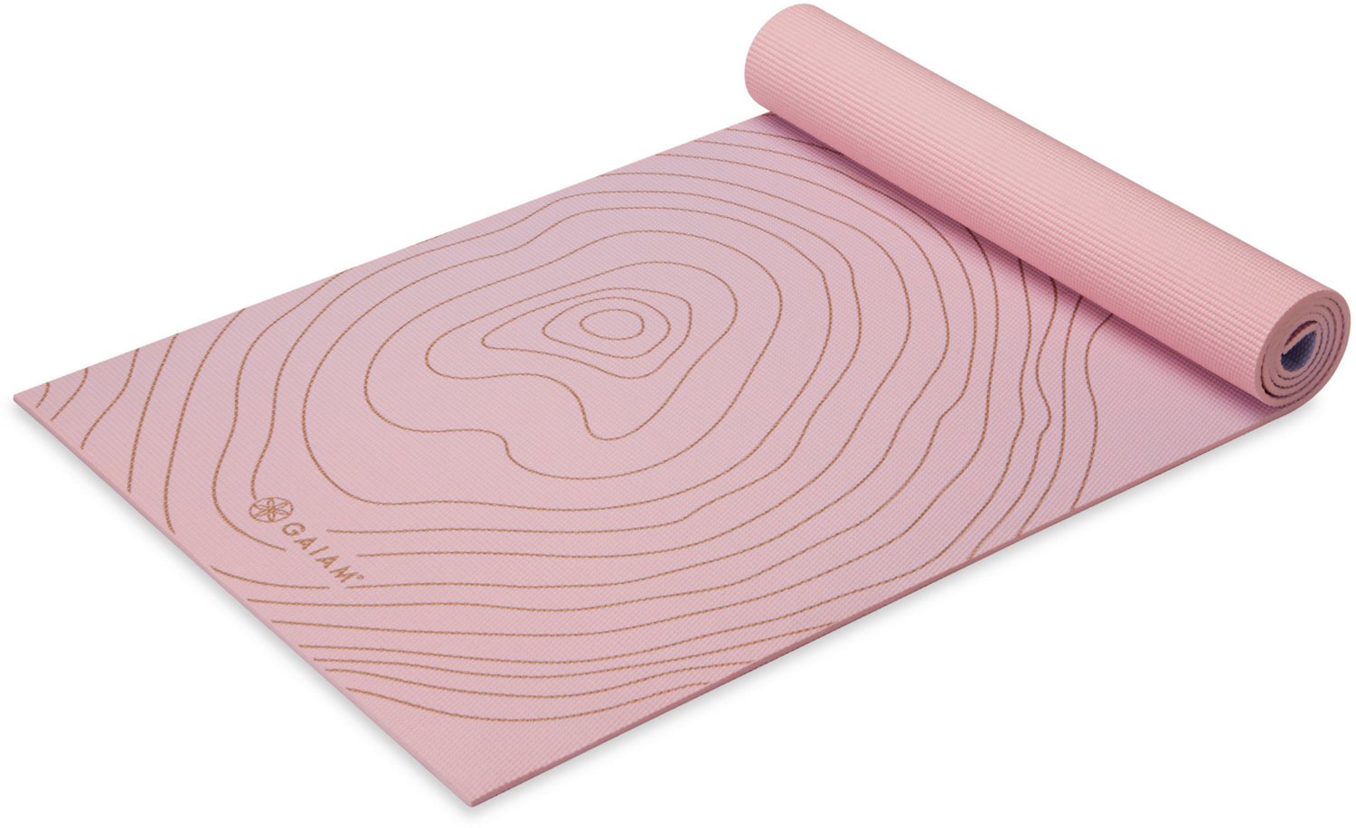 Gaiam Reversible Aubergine Swirl 24 x 68 x 0.24 in Yoga Mat                                                                      - view number 3