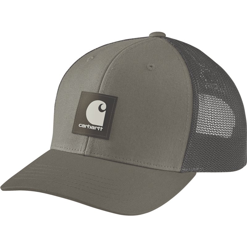 Carhartt Men's Cotton Rugged Flex Oakland Rubber Patch Cap | Green