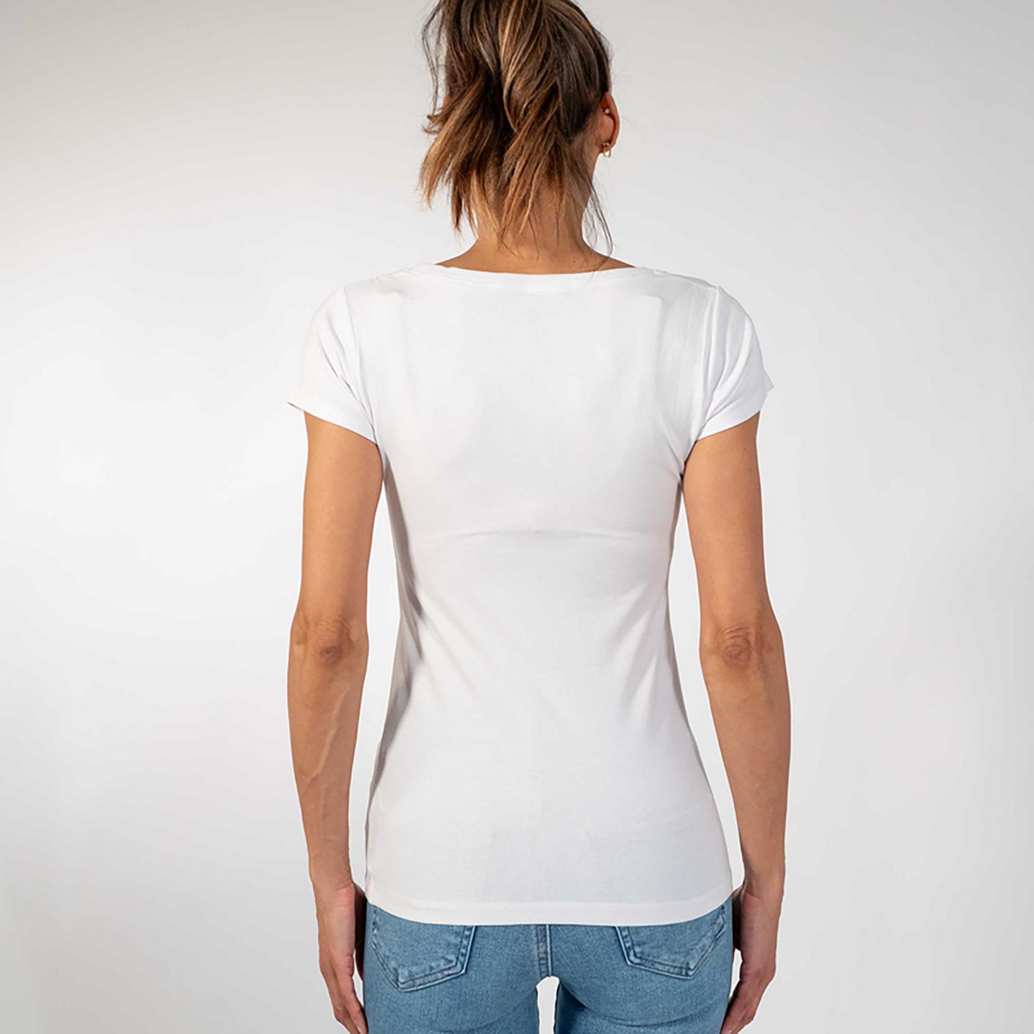 Dakini Women's Organic Cotton Cap Sleeve Summer T-shirt - view number 3